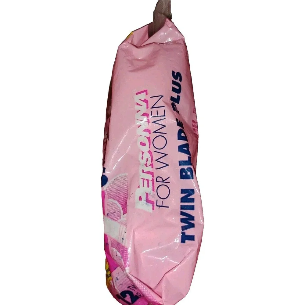 Vintage Pink PERSONNA Razors Women Twin Blade+ 1998 sealed NOS Rare, prop 12 NEW